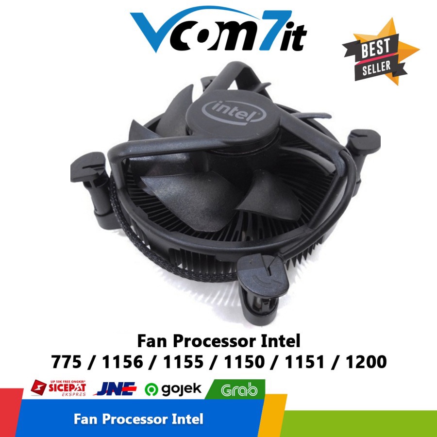 Kipas Heatsink Fan Processor Intel LGA 775 1156 1155 1150 1151 1200
