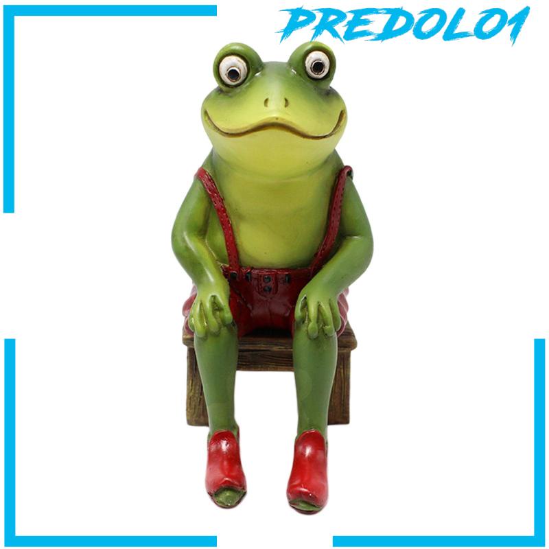 [Predolo1] Patung Kodok Bahan Resin Model Kerajinan Untuk Rumah Ruang Tamu