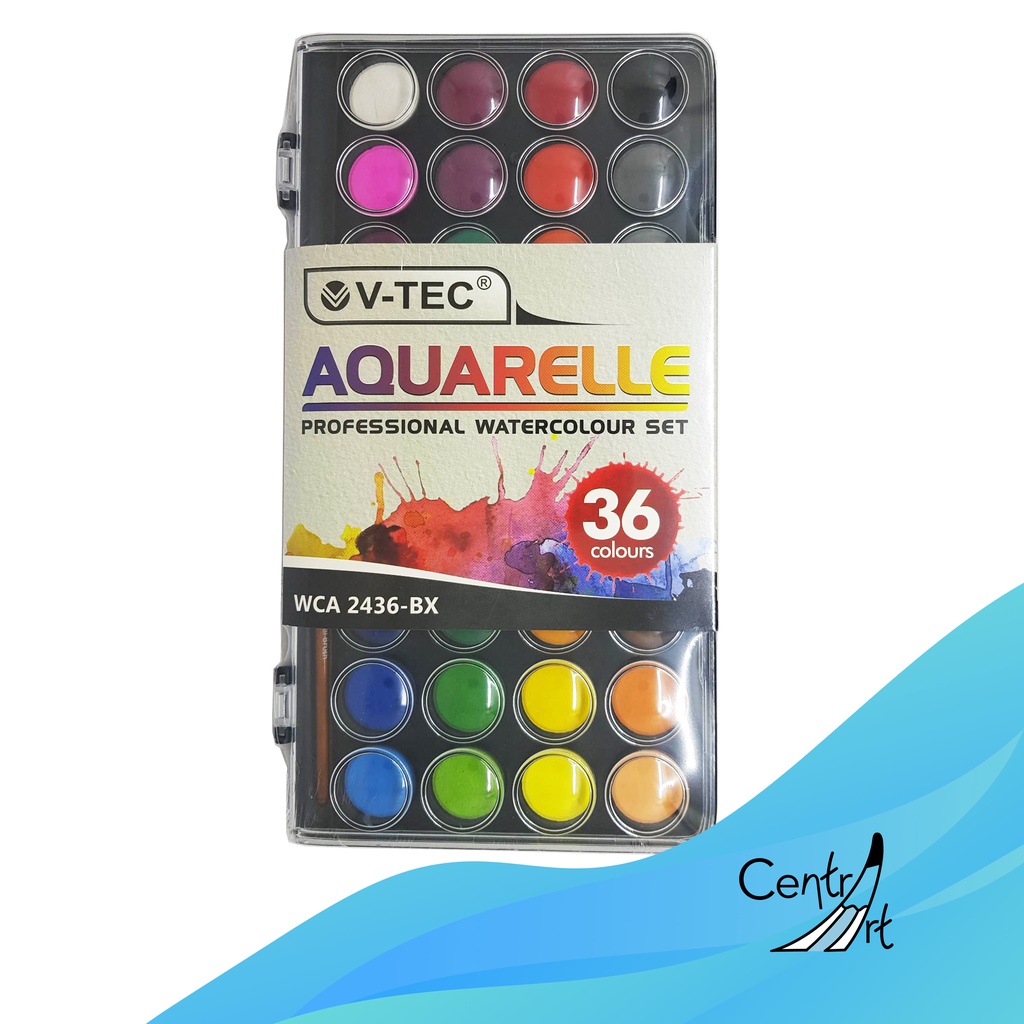 

Vtec Aquarelle Professional Watercolour set 36 colour