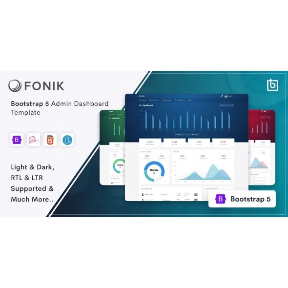 Template Admin Fonik Admin & Dashboard Template