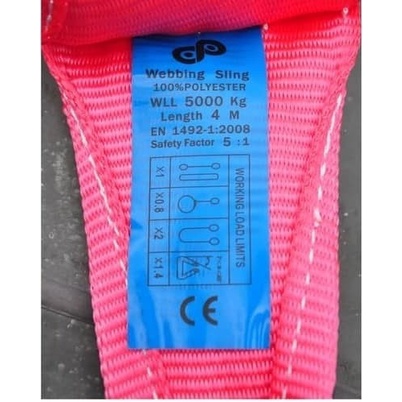 Polyester Webbing Sling 5 Ton x 3 Meter | Tali Angkat