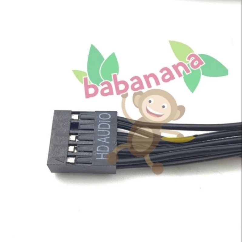 Kabel extension 9 pin audio front panel motherboard 9pin cable