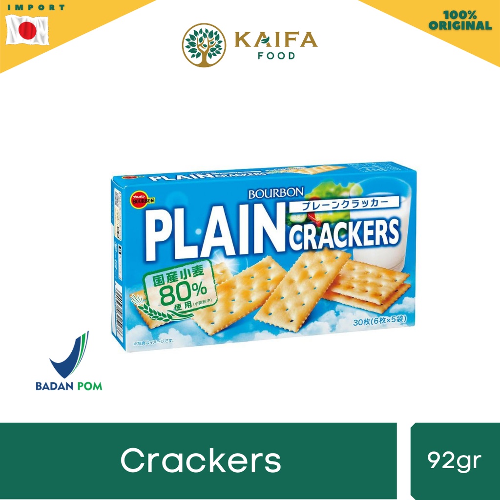

Bourbon Plain Crackers 92gr