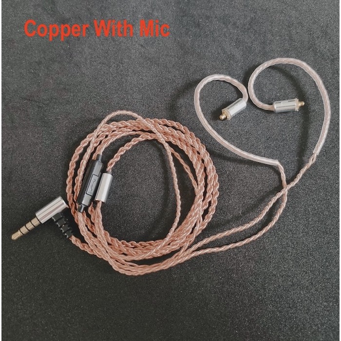 High Value Copper MMCX Pin Cable Replacement Shure UE Tin Audio Basic