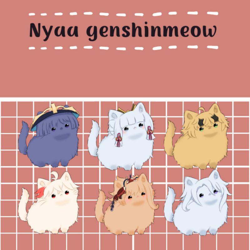 

Gemshin Impact — Stiker vinyl laminated doff