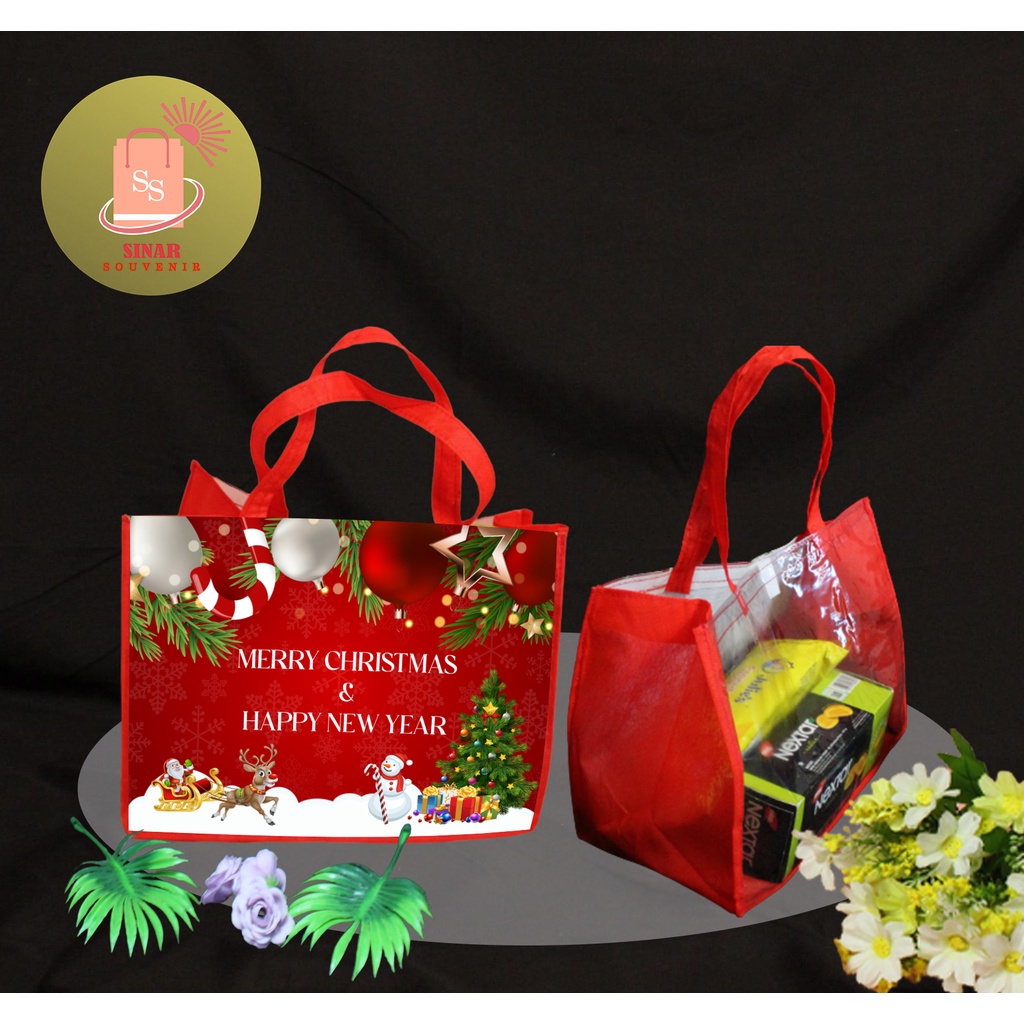 

READY STOK GOODIE BAG MIKA NATAL UK 26X14X20 - SIAP KIRIM