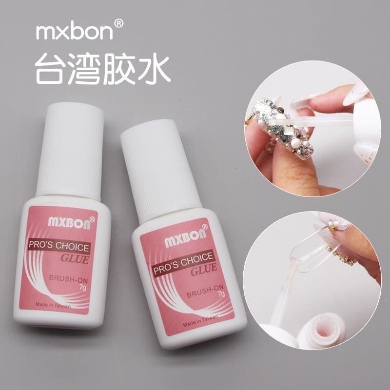 MXBON LEM KUKU PALSU AWET TAHAN LAMA// NAIL GLUE// Lem kuku palsu cair 10gr