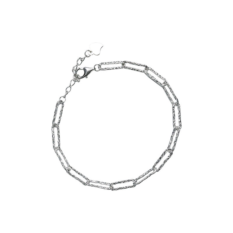 Mode Baru Warna Perak Double Layer Gelang Berkilau Indah Sederhana Wanita Gelang Aksesoris Perhiasan Halus