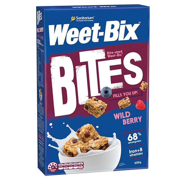 

[BEST SELLER] Sanitarium Weet-Bix Bites Wild Berry 500 g