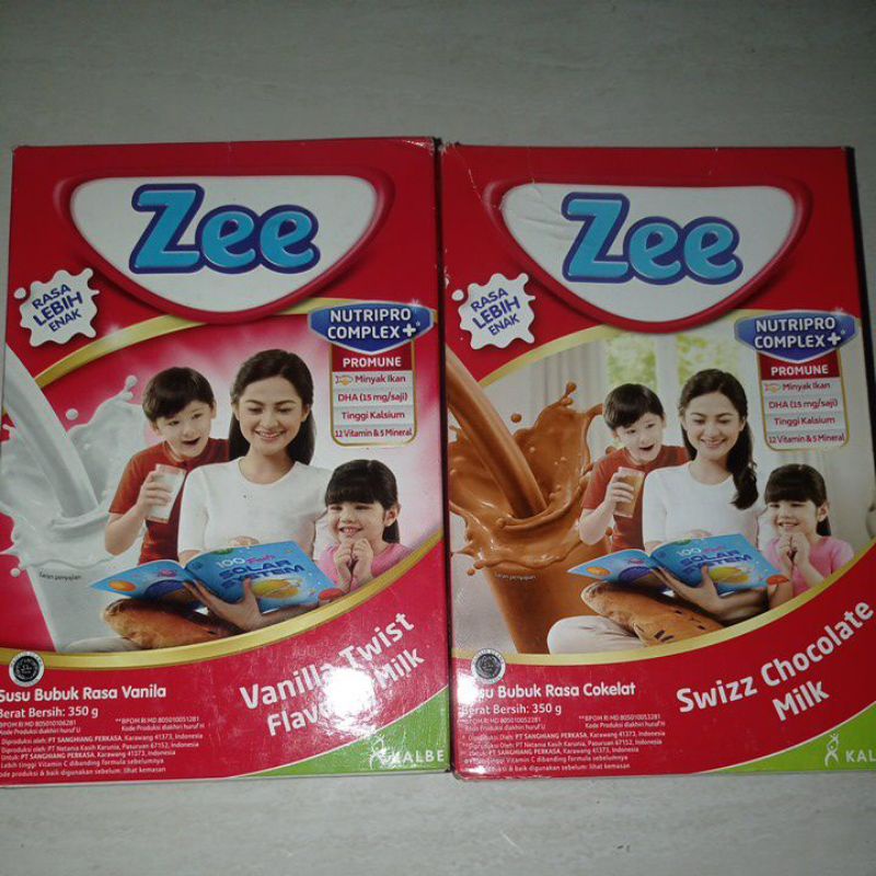 Zee Susu Bubuk 350g expired Maret 2024