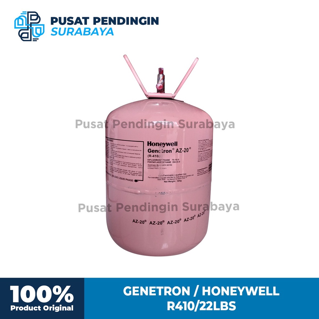 Freon R410 22LBS Genetron Honeywell - Jual Freon Genetron R410 Honeywell
