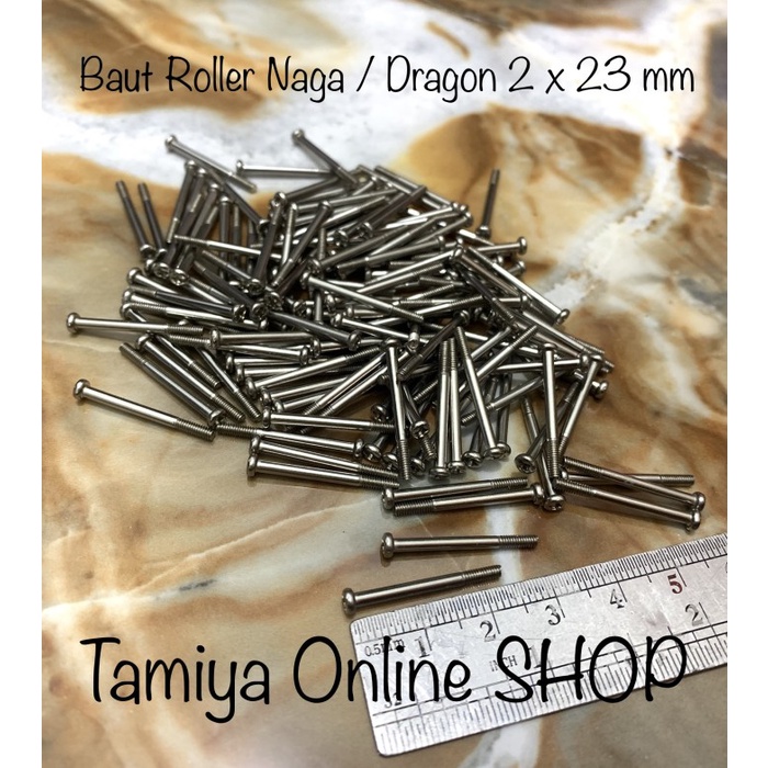 Baut Roller Naga Roller Dragon - Tamiya Screw M2 x 23 mm