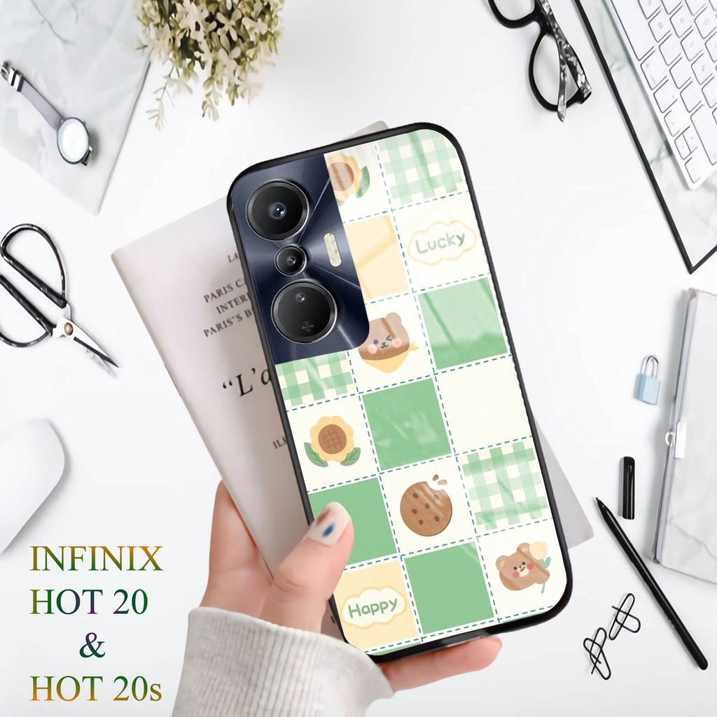 Softcase Kaca INFINIX HOT 20 HOT 20S HOT 20i- Case Handphone INFINIX HOT 20 HOT 20S HOT 20i [T94].