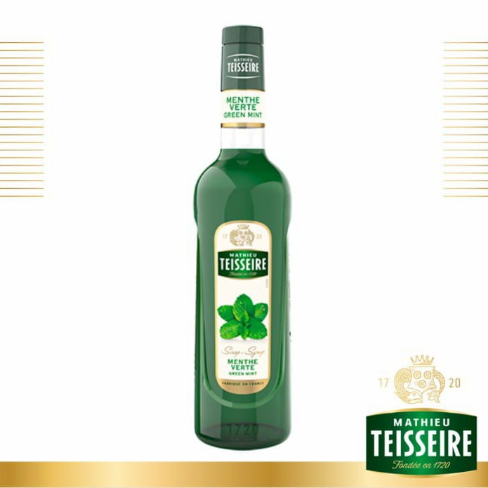 

TEISSEIRE SYRUP RASA GREEN MINT 700ML ( FRANCE NO.1 SYRUP )