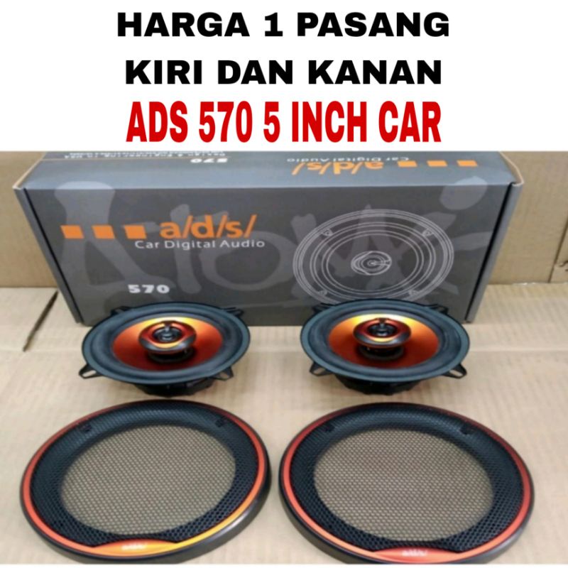 AGEN GROSIR SPEAKER COAXIAL 5 INCH ADS 570 2 WAY