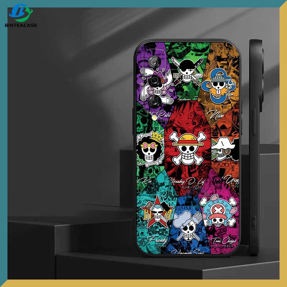 Huawei P30 Lite Nova 5T Nova 3i Nova 7i Y6P Y7A Y6 Pro Y7 Pro 2019 Y9S Jepang One Piece Luffy Dan Brook Casing Ponsel Silikon Lembut Binteacase