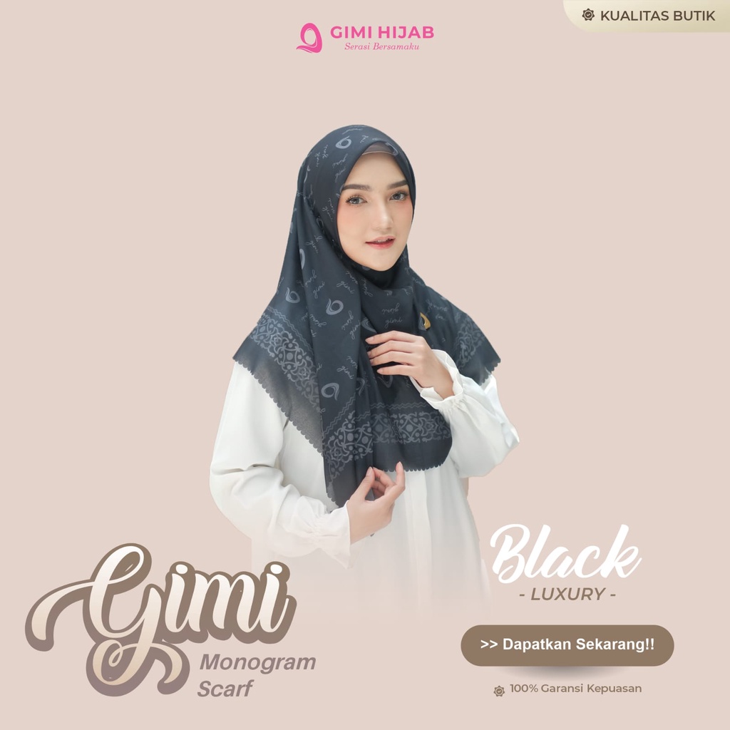 Monogram Gimi Scraf by Gimi Hijab