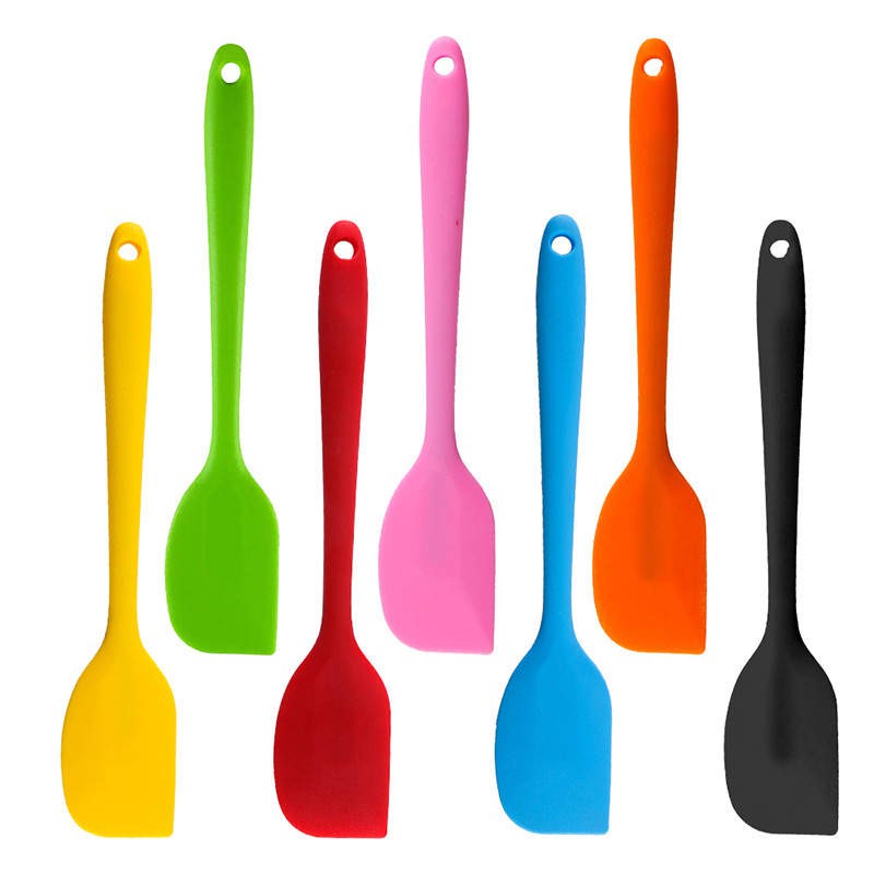 Tmall88 Spatula Silicon Tahan panas Ukuran Besar / Spatula Silikon Tahan Panas / Spatula Masak / Spatula Kue Real Pict