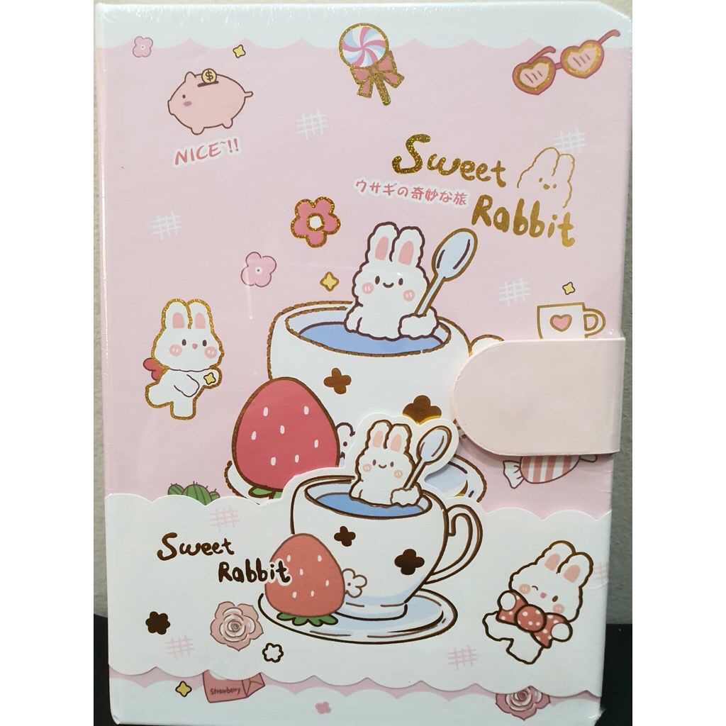 Buku Diary Sweet Rabbit Cute / Agenda import cute