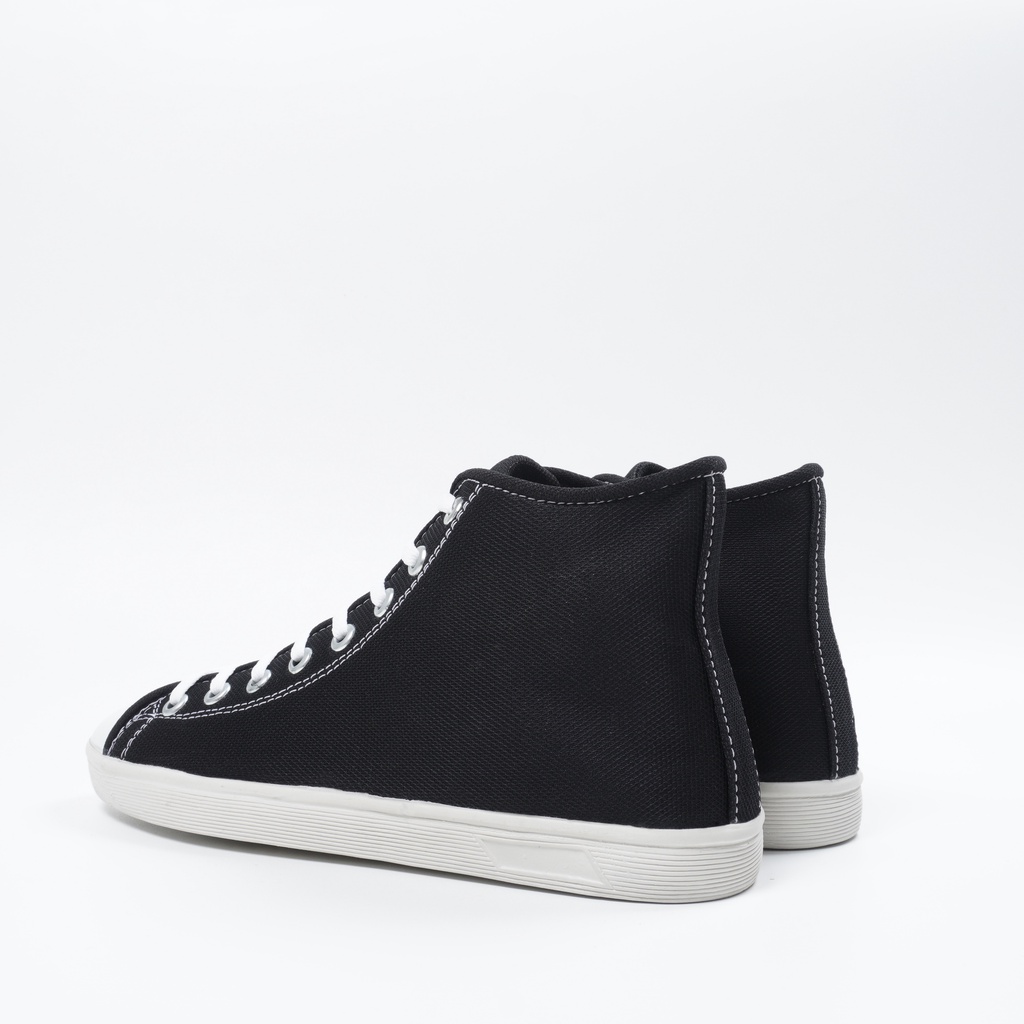 Promo Sepatu Con-v Tinggi Sepatu Boot Sneakers Sekolah  High Pria Wanita Pvc Taylor Chuck Hitam Putih 36-44