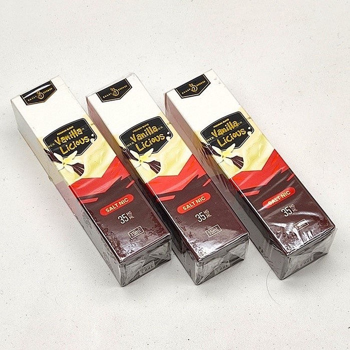LIQUID VANILLA LICIOUS SALT 35MG - AUTHENTIC
