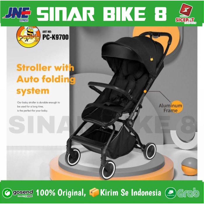 Kereta Korong Anak Bayi Baby Stroller Pacific PC - K9700 Adjustable