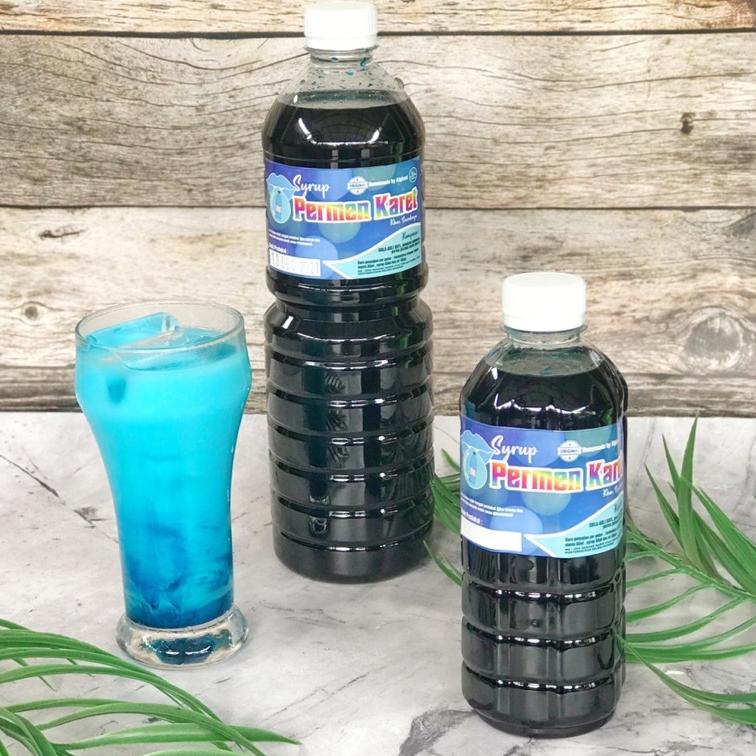

✨ 7.7 Syrup permen karet by alghani BLUE 1000ml