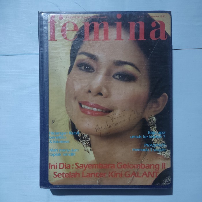 Majalah bundel lawas Femina Oktober 1983