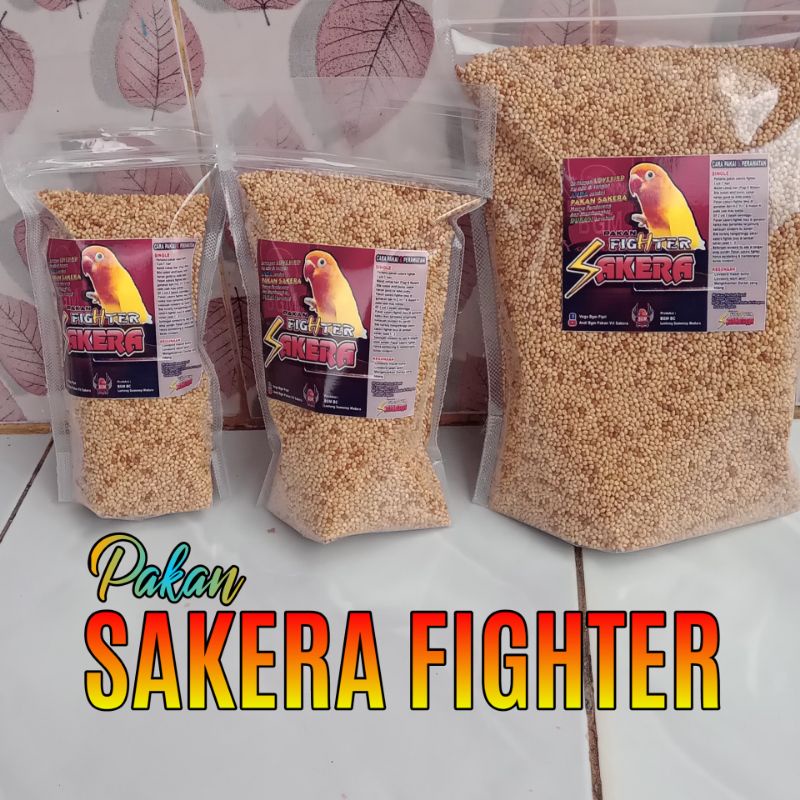 Pakan Lovebird Fighter Sakera