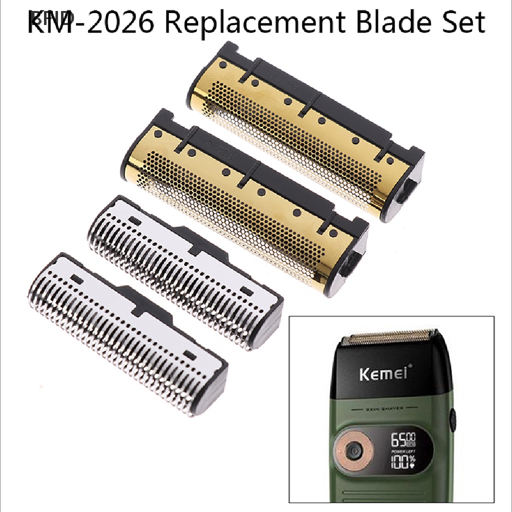 [BFID] Pisau Set Pengganti Untuk Kemei Km-2026 Hair Trimmer Clipper Barber Cutg Head [ID]