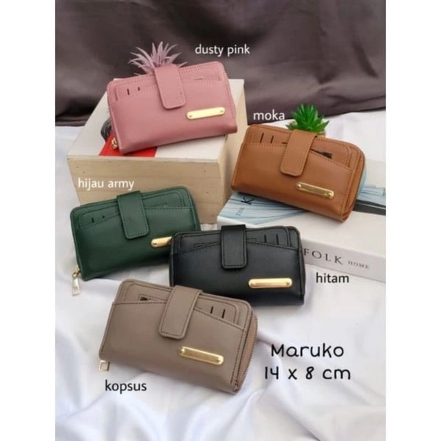 Dompet Maruko Dompet wanita Dompet wanita kekinian