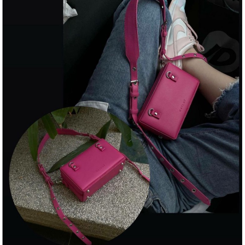 LUIGI BAG by Haylaystudio Haylay Pinkyswear Pink Sample Sale Ready Stock