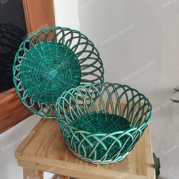 

Parcel Keranjang Buah Parcel Rotan Hijau