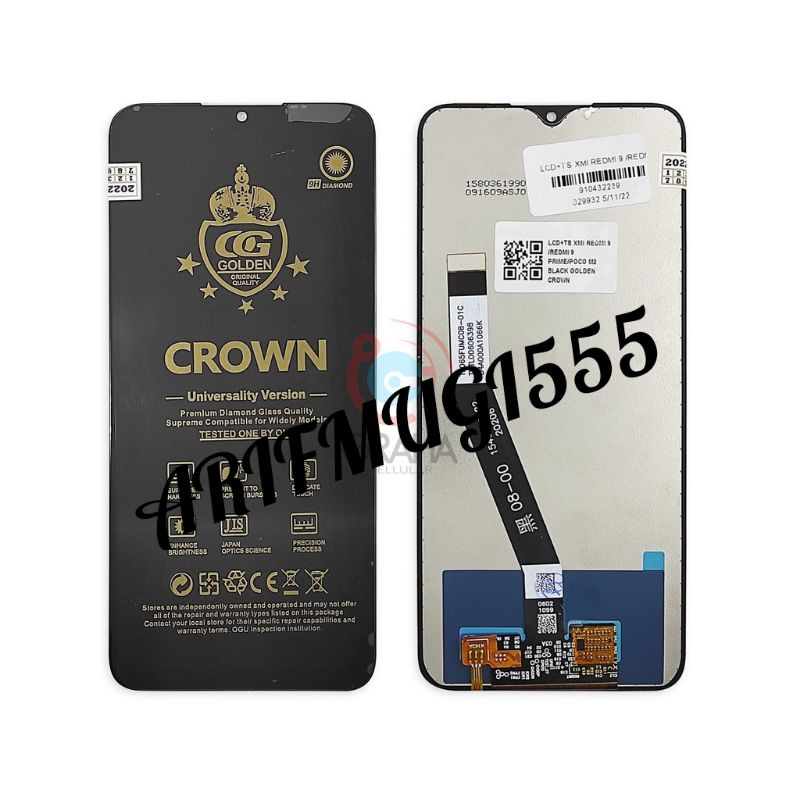 LCD XIAOMI REDMI 9/9 PRIME/POCO M2 CROWN SUPER FULLSET TOUCHSCREEN ORIGINAL