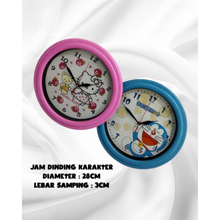 JAM DINDING KARAKTER/JAM DINDING BATERAI/AIKO KARAKTER/DEKORASI DINDING/JAM DINDING/