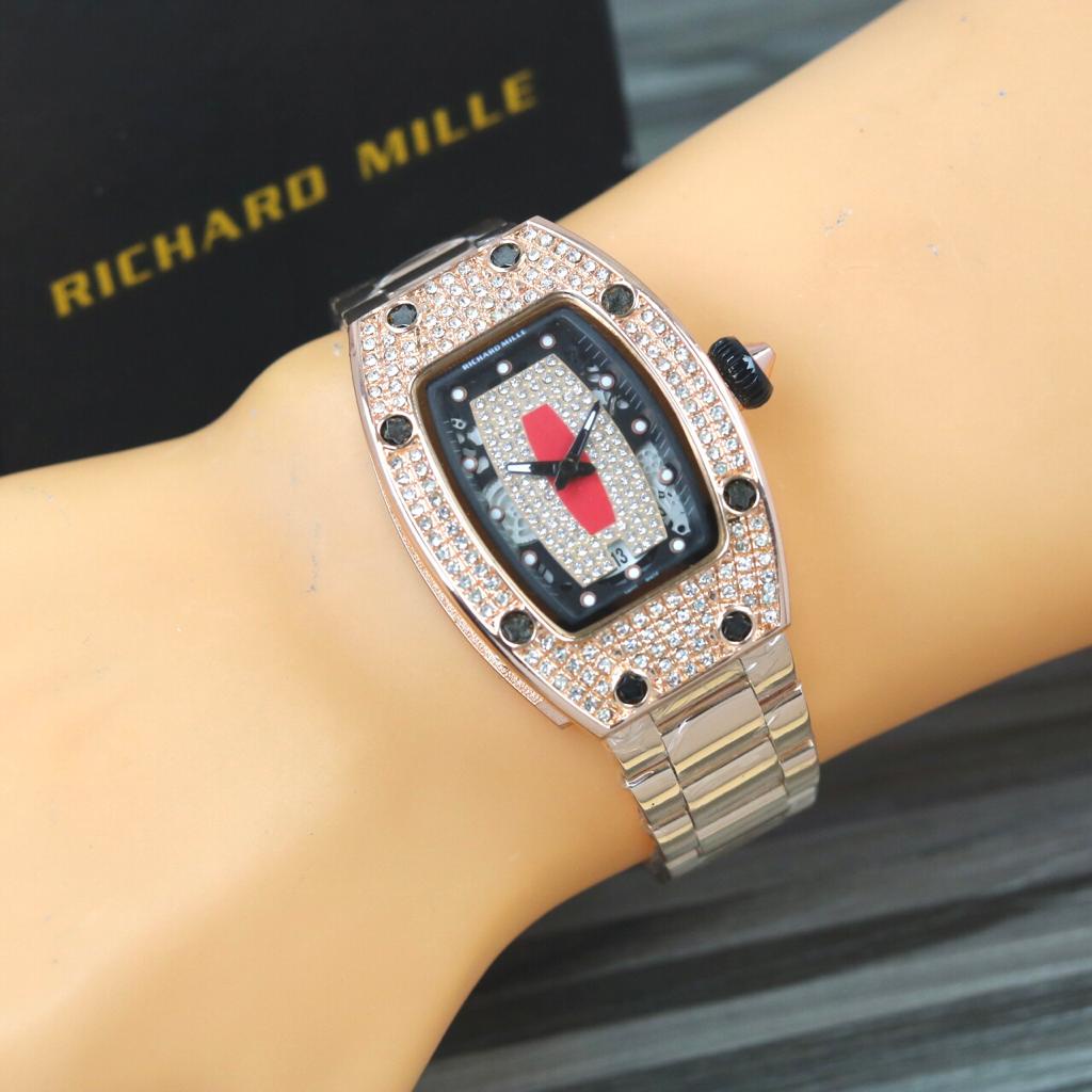 jam tangan wanita RM magnet tanggal aktif