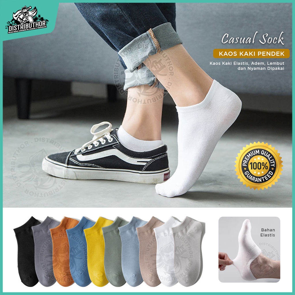 Kaos Kaki Pendek Ankle Sock Anak Kos Kaki Polos Pria Wanita Korea Kaus Kaki Dewasa Kasual Di Sekolah