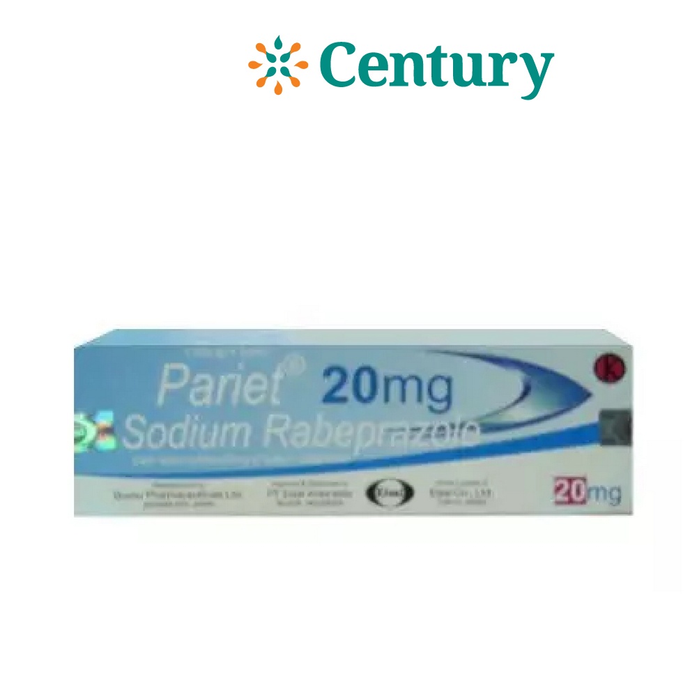 PARIET 20 MG 1 STRIP @ 14 TABLET SALUT ENTERIK