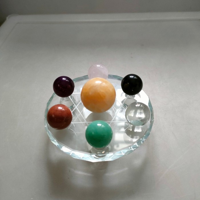 feng shui bola kristal formasi 7 bintang ukuran medium qi xing chen