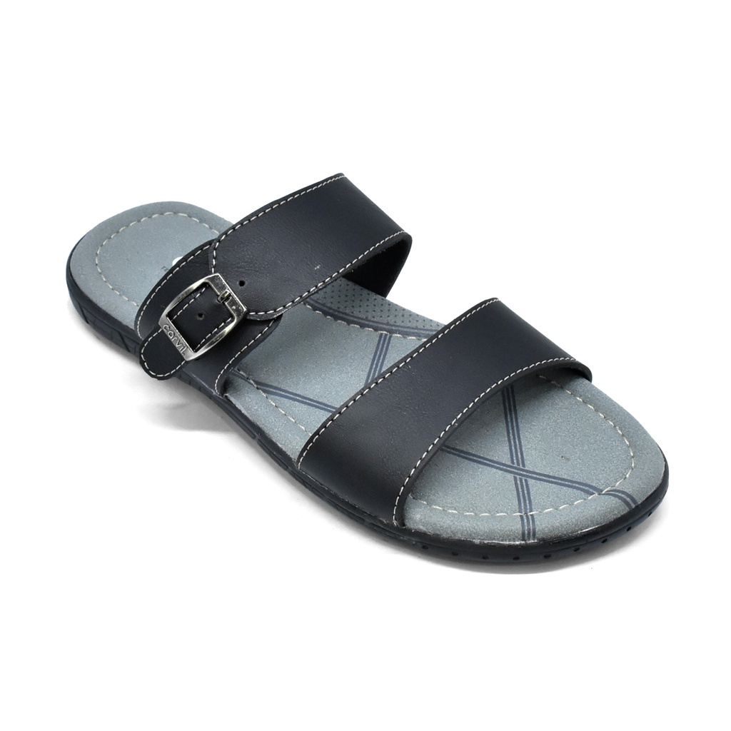 Carvil Metsovo 02 TP Sandal Slide Casual Anak Laki-laki Black _A153