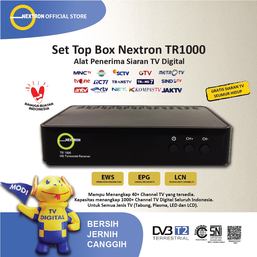 Set Top Box Tv Digital DVB T2 Nextron