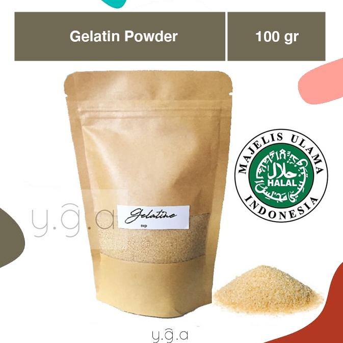 

DLY8K Bubuk Gelatin HALAL 100gr / Gelatine Powder 0l7eb