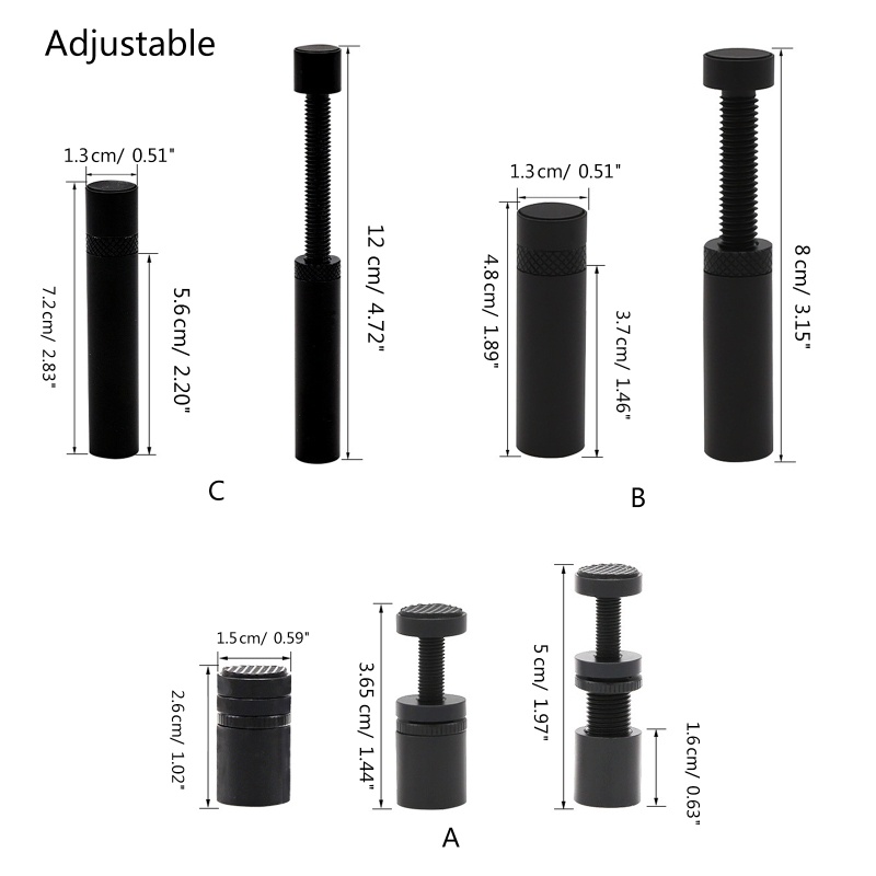 Zzz GPU Brace Support Adjustable Telescopic Rotating Aluminium Alloy Video Card Holder Desktop PC Support Aksesoris