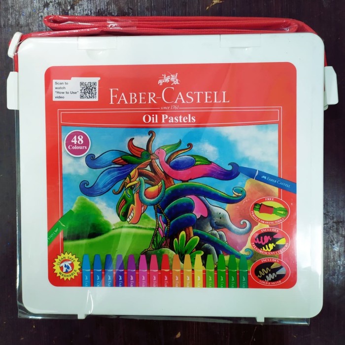 

Pastel Crayon Hexagonal Oil Pastel Faber Castell 48 Warna