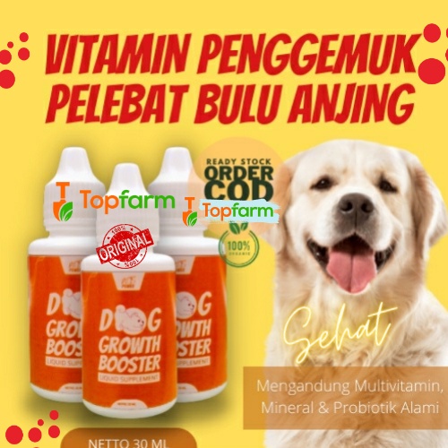 Vitamin Bulu Anjing 30mL / Vitamin Bulu Anjing Lebat / Vitamin Anak Anjing / Vitamin Untuk Anjing Ha
