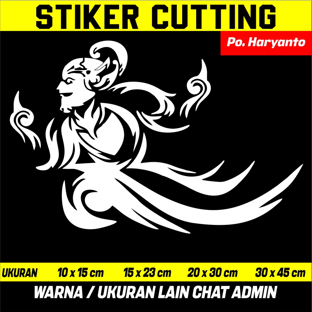 Stiker PO HARYANTO Wayang, Cutting sticker Po Haryanto Terbaru