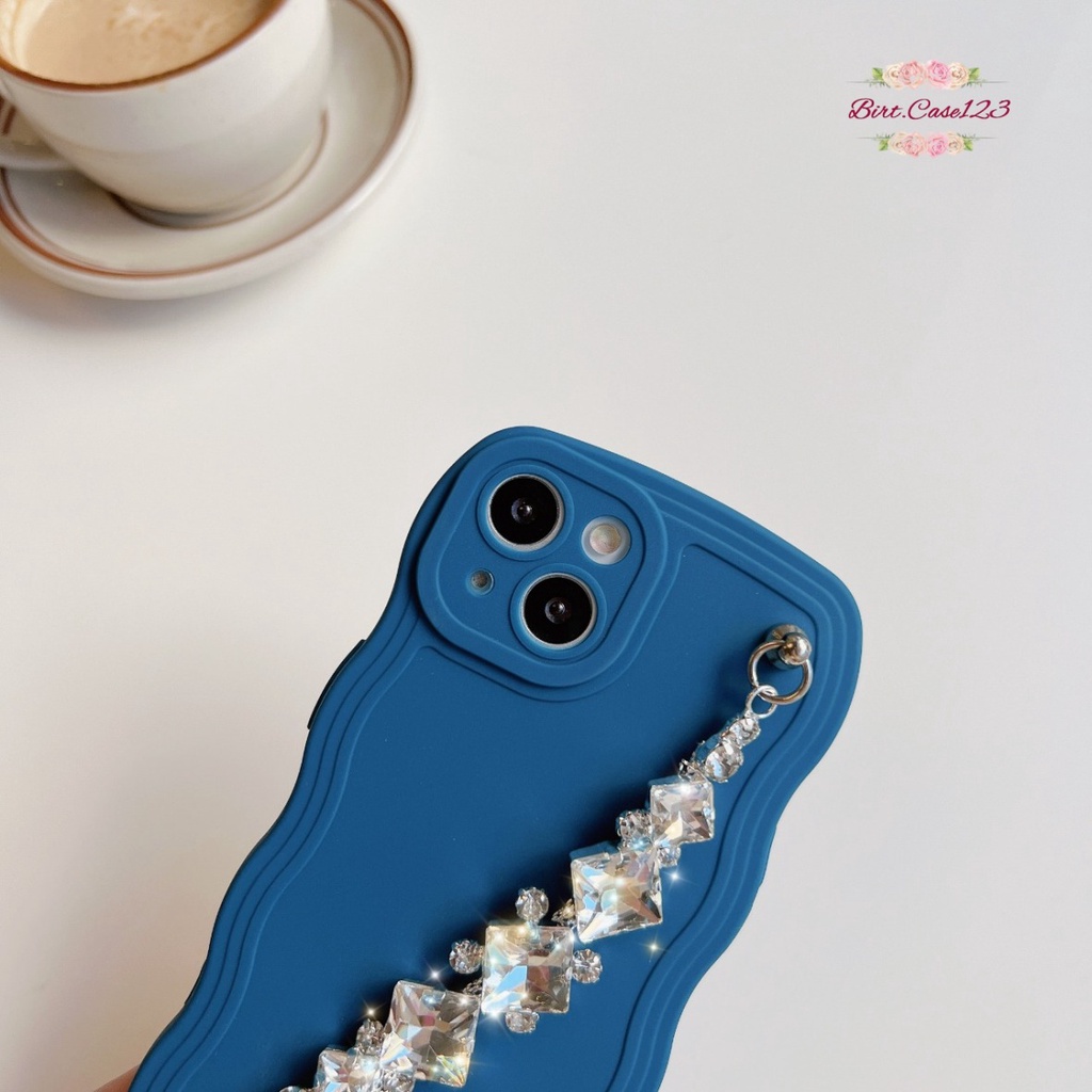 GC03 SOFTCASE GELOMBANG RANTAI DIAMOND FOR IPHONE 7 SE 2020 7+ 8+ X XS XR XS MAX 11 12 13 14 PRO MAX PLUS BC7063