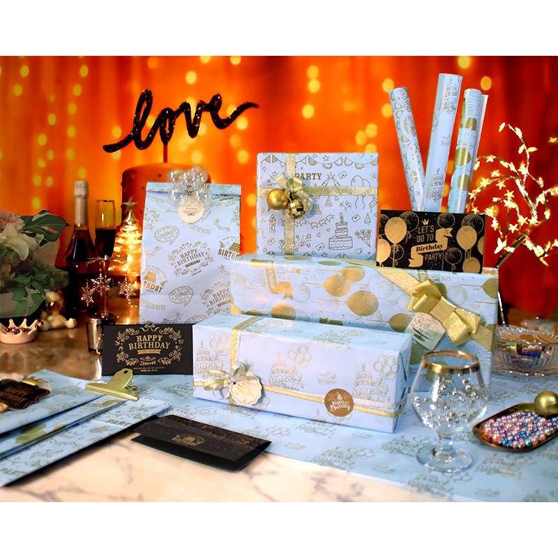 

PartyHouse.Medan (KHUSUS GOJEK) Kertas Kado Exclusive Edisi Ulang Tahun - Gift Wrap