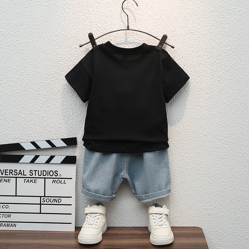 LittleAaron SET ASTRONOUT SPACE EBV Setelan Bayi Laki-laki Lengan Pendek Baju Anak Laki Laki