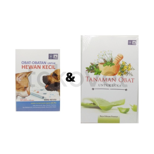 Bundling Buku Obat - Obatan untuk Hewan Kecil dan Buku Tanaman Obat untuk Luka